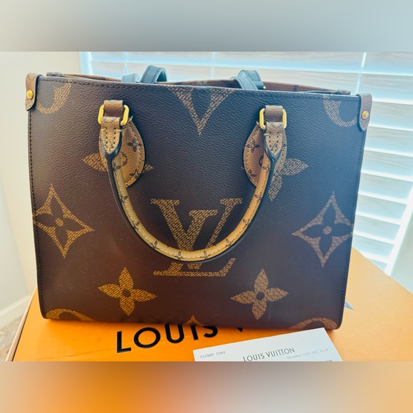 Authentic! Louis Vuitton MM On the Go Handbag - Picture 5 of 10